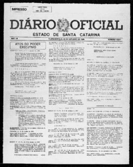 Diário Oficial do Estado de Santa Catarina. Ano 53. N° 13071 de 28/10/1986