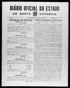 Diário Oficial do Estado de Santa Catarina. Ano 11. N° 2858 de 14/11/1944