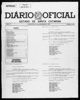 Diário Oficial do Estado de Santa Catarina. Ano 56. N° 14317 de 08/11/1991