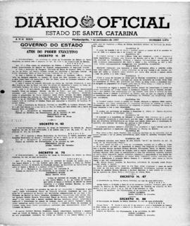 Diário Oficial do Estado de Santa Catarina. Ano 24. Nº 5974 de 07/11/1957