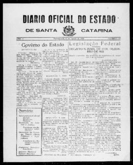 Diário Oficial do Estado de Santa Catarina. Ano 1. N° 131 de 14/08/1934