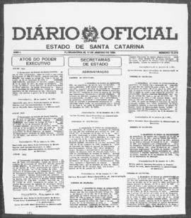 Diário Oficial do Estado de Santa Catarina. Ano 50. N° 12379 de 11/01/1984