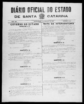 Diário Oficial do Estado de Santa Catarina. Ano 12. N° 3118 de 03/12/1945