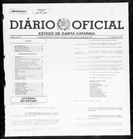 Diário Oficial do Estado de Santa Catarina. Ano 68. N° 16780 de 06/11/2001