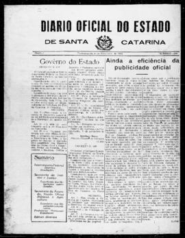 Diário Oficial do Estado de Santa Catarina. Ano 1. N° 199 de 06/11/1934