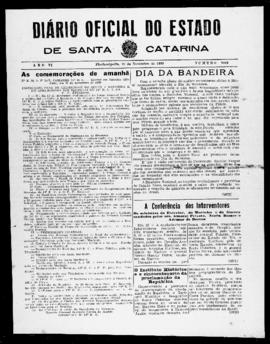 Diário Oficial do Estado de Santa Catarina. Ano 6. N° 1641 de 18/11/1939