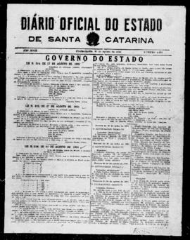 Diário Oficial do Estado de Santa Catarina. Ano 18. N° 4491 de 31/08/1951