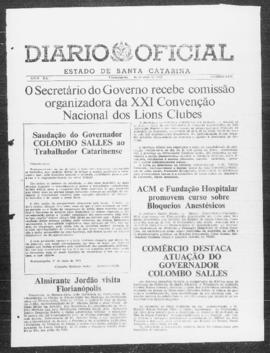 Diário Oficial do Estado de Santa Catarina. Ano 40. N° 9978 de 30/04/1974