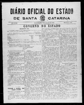 Diário Oficial do Estado de Santa Catarina. Ano 18. N° 4587 de 25/01/1952