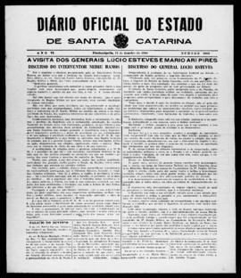 Diário Oficial do Estado de Santa Catarina. Ano 6. N° 1682 de 15/01/1940