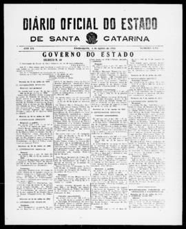Diário Oficial do Estado de Santa Catarina. Ano 20. N° 4951 de 04/08/1953