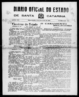 Diário Oficial do Estado de Santa Catarina. Ano 3. N° 865 de 26/02/1937