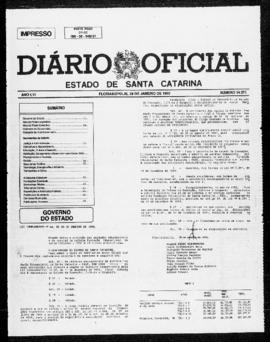 Diário Oficial do Estado de Santa Catarina. Ano 56. N° 14371 de 28/01/1992