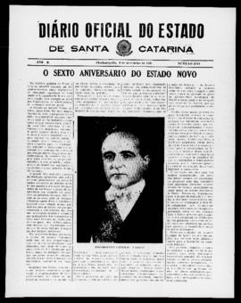 Diário Oficial do Estado de Santa Catarina. Ano 10. N° 2618 de 09/11/1943
