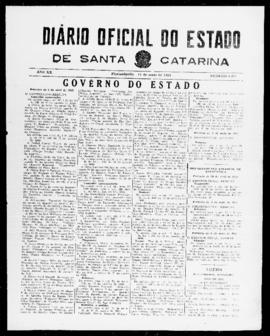 Diário Oficial do Estado de Santa Catarina. Ano 20. N° 4894 de 11/05/1953