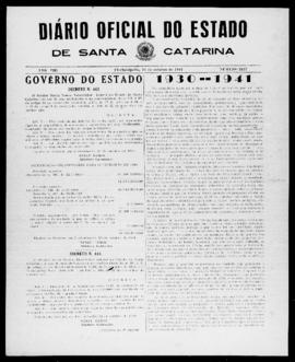 Diário Oficial do Estado de Santa Catarina. Ano 8. N° 2127 de 24/10/1941