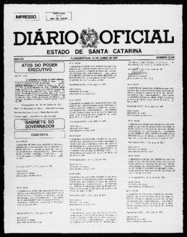 Diário Oficial do Estado de Santa Catarina. Ano 53. N° 13226 de 16/06/1987