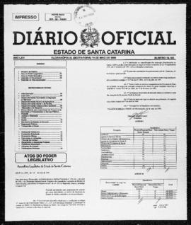 Diário Oficial do Estado de Santa Catarina. Ano 66. N° 16165 de 14/05/1999