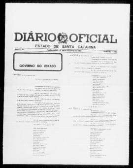 Diário Oficial do Estado de Santa Catarina. Ano 47. N° 11796 de 28/08/1981