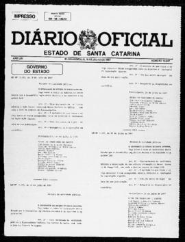 Diário Oficial do Estado de Santa Catarina. Ano 53. N° 13247 de 15/07/1987