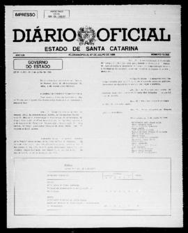 Diário Oficial do Estado de Santa Catarina. Ano 53. N° 12992 de 07/07/1986