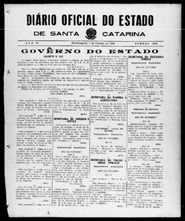 Diário Oficial do Estado de Santa Catarina. Ano 6. N° 1608 de 07/10/1939