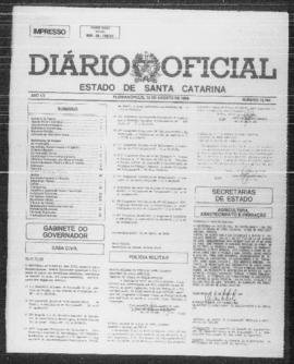 Diário Oficial do Estado de Santa Catarina. Ano 55. N° 13764 de 15/08/1989