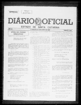 Diário Oficial do Estado de Santa Catarina. Ano 53. N° 13025 de 22/08/1986