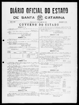 Diário Oficial do Estado de Santa Catarina. Ano 21. N° 5168 de 06/07/1954