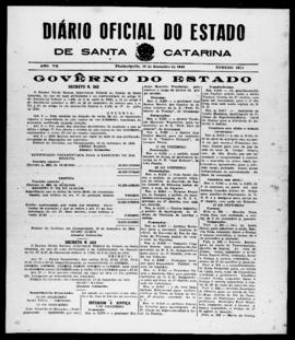 Diário Oficial do Estado de Santa Catarina. Ano 7. N° 1914 de 19/12/1940