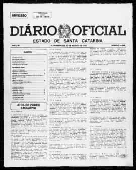 Diário Oficial do Estado de Santa Catarina. Ano 57. N° 14496 de 03/08/1992