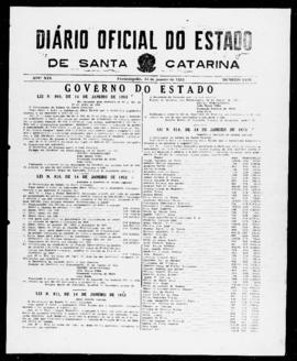 Diário Oficial do Estado de Santa Catarina. Ano 19. N° 4820 de 15/01/1953