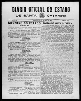 Diário Oficial do Estado de Santa Catarina. Ano 9. N° 2281 de 19/06/1942