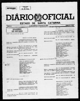 Diário Oficial do Estado de Santa Catarina. Ano 53. N° 13206 de 18/05/1987