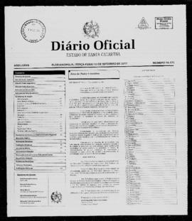 Diário Oficial do Estado de Santa Catarina. Ano 77. N° 19171 de 13/09/2011