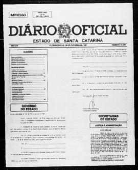 Diário Oficial do Estado de Santa Catarina. Ano 56. N° 14308 de 28/10/1991