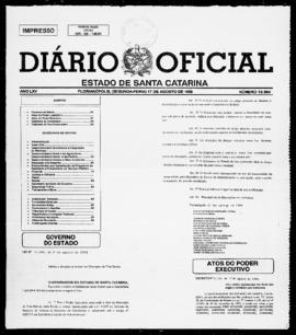 Diário Oficial do Estado de Santa Catarina. Ano 65. N° 15983 de 17/08/1998