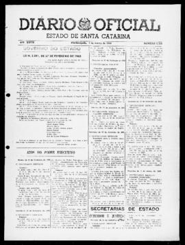 Diário Oficial do Estado de Santa Catarina. Ano 27. N° 6516 de 09/03/1960