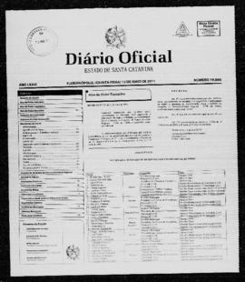 Diário Oficial do Estado de Santa Catarina. Ano 76. N° 19086 de 12/05/2011