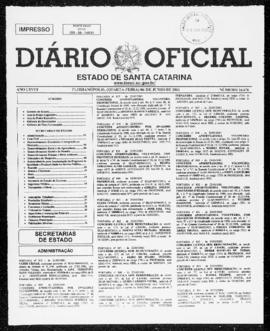Diário Oficial do Estado de Santa Catarina. Ano 68. N° 16676 de 06/06/2001