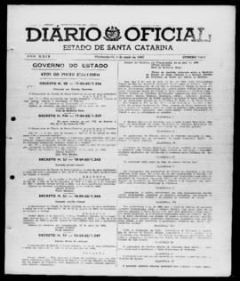 Diário Oficial do Estado de Santa Catarina. Ano 29. N° 7042 de 04/05/1962