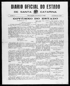 Diário Oficial do Estado de Santa Catarina. Ano 5. N° 1157 de 11/03/1938