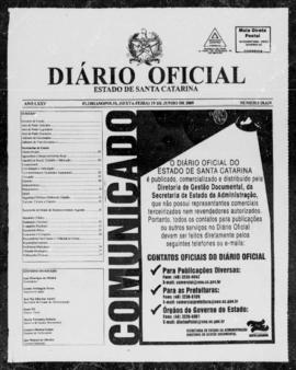 Diário Oficial do Estado de Santa Catarina. Ano 75. N° 18629 de 19/06/2009