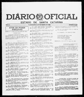 Diário Oficial do Estado de Santa Catarina. Ano 51. N° 12522 de 07/08/1984