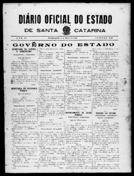 Diário Oficial do Estado de Santa Catarina. Ano 6. N° 1439 de 08/03/1939