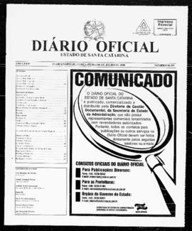 Diário Oficial do Estado de Santa Catarina. Ano 74. N° 18397 de 08/07/2008