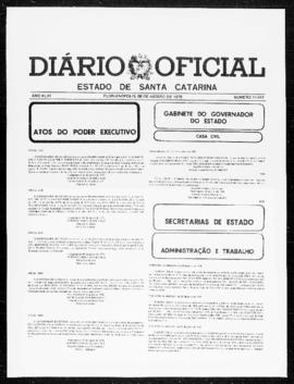 Diário Oficial do Estado de Santa Catarina. Ano 43. N° 11042 de 08/08/1978