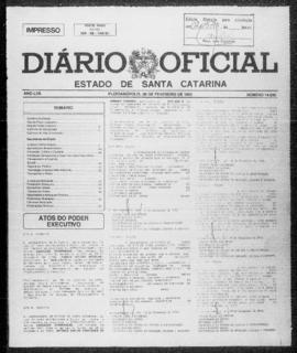 Diário Oficial do Estado de Santa Catarina. Ano 57. N° 14635 de 26/02/1993