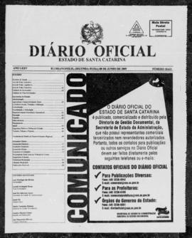 Diário Oficial do Estado de Santa Catarina. Ano 75. N° 18621 de 08/06/2009