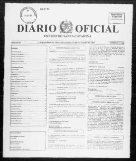 Diário Oficial do Estado de Santa Catarina. Ano 71. N° 17744 de 17/10/2005